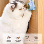 Natural Catnip Cats Rotatable Catnip Wall Stick-on Sucker Scratchers Treats Healthy Removes Balls Cat Mint Toys