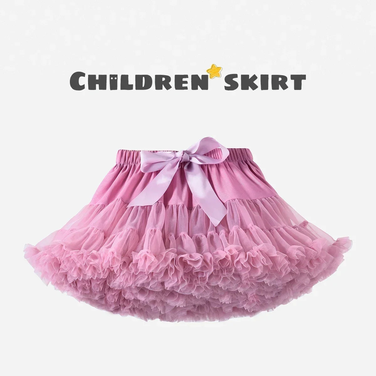 Baby Girls Tutu Fluffy Skirt Toddler Princess Ballet Dance Tulle Mesh Skirt Kids Cake Skirt Cute Girls Clothes Pettiskirt Skirt