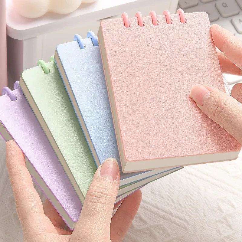 80 Sheets Binder A7 Loose-Leaf Notebook Horizontal Line Inner Page Style Note Set Stationery School Office Supplies