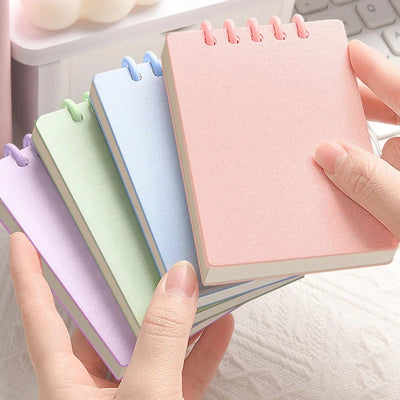 80 Sheets Binder A7 Loose-Leaf Notebook Horizontal Line Inner Page Style Note Set Stationery School Office Supplies