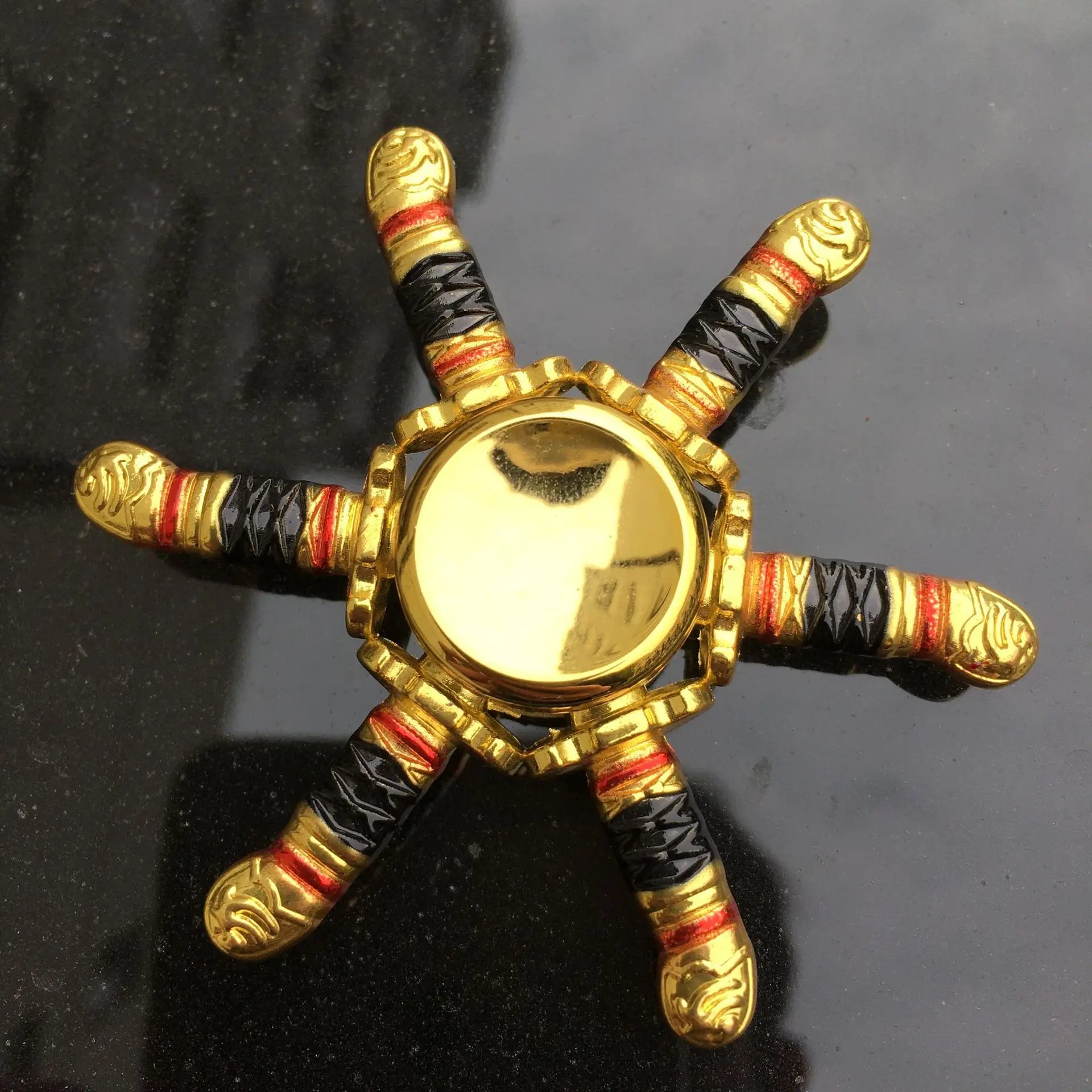 Anime Metal Fidget Spinner Zinc Alloy Silent Stress Relief Toy