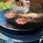 Heavy Duty Stainless Steel Smash Burger Press – BBQ Patty Smasher & Meat Press Tool