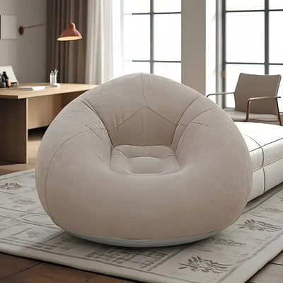 2pcs (1 sofa + 1 air pump) PVC inflatable sofa, suitable for camping, hiking and outdoor activities, Halloween/Christmas gifts