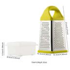 Multifunctional Vegetable Grater Chopper 4 Side Manual Stainless Steel Cheese Garlic Ginger Fruit Cutter Slicer Kitchen Gadgets