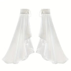 1Pair Summer Sun Protection Cuffs Long Detachable Sleeves Simple Decorative for Wedding or Daily Wear Oversleeve Accessories
