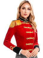 Women Circus Ringmaster Costume – Showman Tailcoat Jacket Outfit
