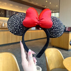 Cartoon Minnie Mouse Ear Headband New Holiday Party Christmas Snowman Headdress Cosplay for Adults Kids Hair Accessories