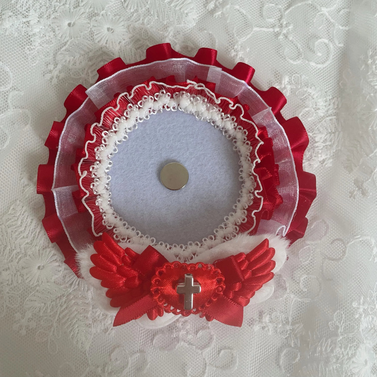 Lace bar ji matt decorative card cover bow ribbon pearl photo small card storage display handmade DIY handmade decorative auxili