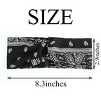 1pc Headband For Women Stretchy Wide Hair Band Knotted Headband For Yoga Running Sports Sweatband Women Girls Hair Accessories