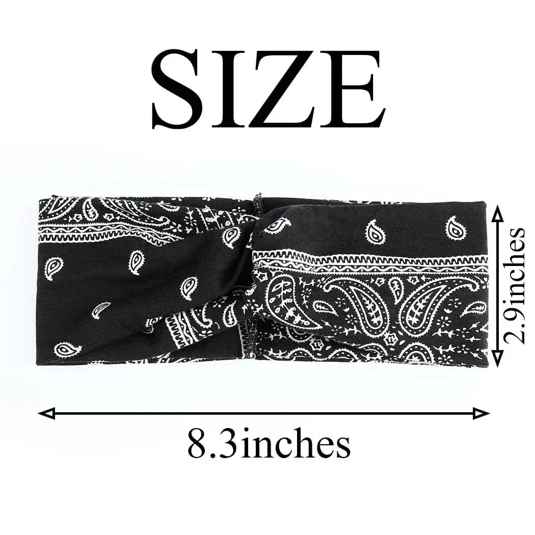 1pc Headband For Women Stretchy Wide Hair Band Knotted Headband For Yoga Running Sports Sweatband Women Girls Hair Accessories