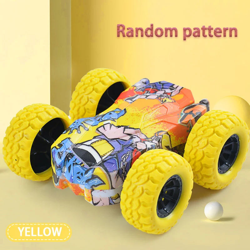 Children's toy car fun double-sided car inertial safety anti-collision anti-fall Kid's anti-fall model sliding off-road vehicle