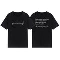 Dear Person Behind Me T-shirt You Are Enough TShirt Mental Health Matters Tshirts Unisex Graphic T Shirts Aesthetic Top