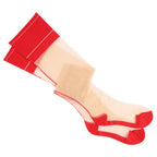 Vintage Cuban Heel Back Seam Thigh High Stockings Oil Shiny Ultra Thin Transparent Silk Hosiery Women Sexy Patchwork Lingerie