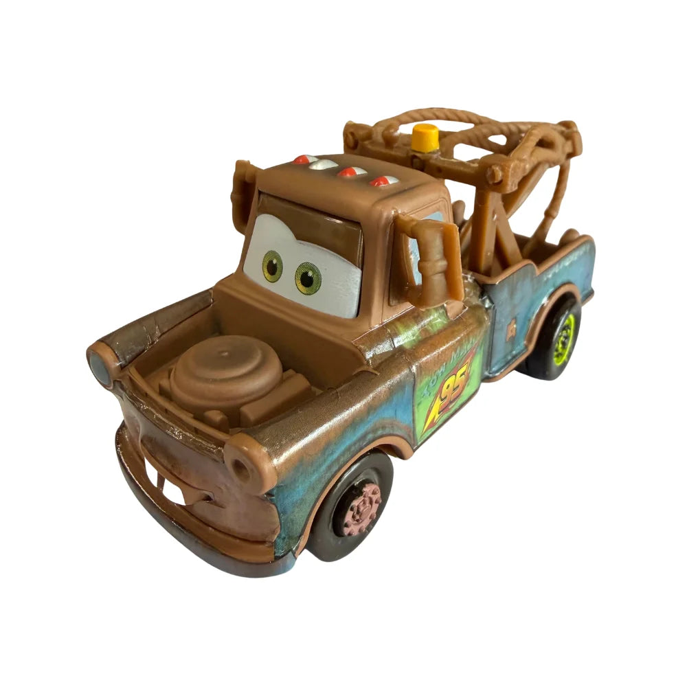IN STOCK 2026 Disney Pixar Cars Lightning McQueen Mater 1：55 Metal Model Racing Car Toys Children's Birthday NEWYEAR Gifts