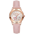 Sanrio Hello Kitty Watch Kawaii Kuromi Cinnamoroll Quartz Casual Fashion Melody WristWatch Women Kid Girl Children Gift