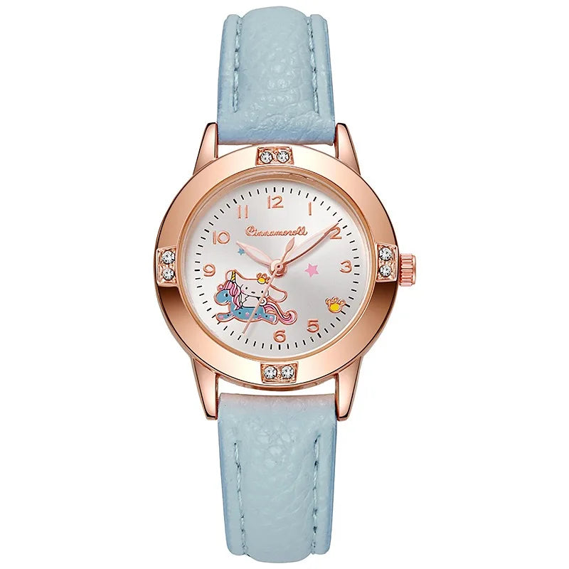 Sanrio Hello Kitty Watch Kawaii Kuromi Cinnamoroll Quartz Casual Fashion Melody WristWatch Women Kid Girl Children Gift