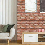 10Pcs 3D Wall Stickers PVC Self-adhesive Wallpapers for Kitchen Dining Living Room TV Background Home Decor Peel and Stick