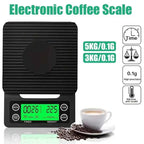 High Precision Coffee Scale with Timer Digital Kitchen Food Scale