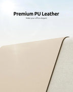 Large PU Leather Desk Pad – Non-Slip Office Mouse Pad & Desk Protector for Laptop, Keyboard, and Workstation