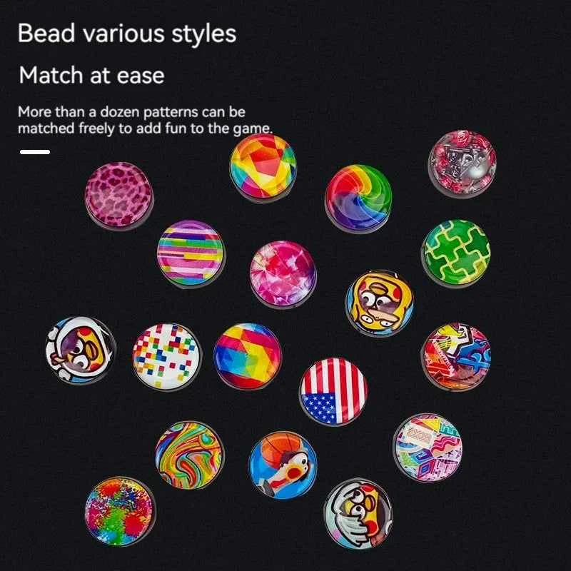 New Hand Spinner Series Elastic  Magnet Toy Colorful Decompression Fidget Spinner Toys for Adults Kids Christmas Gifts