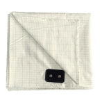 Conductive Silver Fiber Flat Bedsheet with Earthing Cord Antistatic Health Protection Sheet Grounded Improvement Sleep