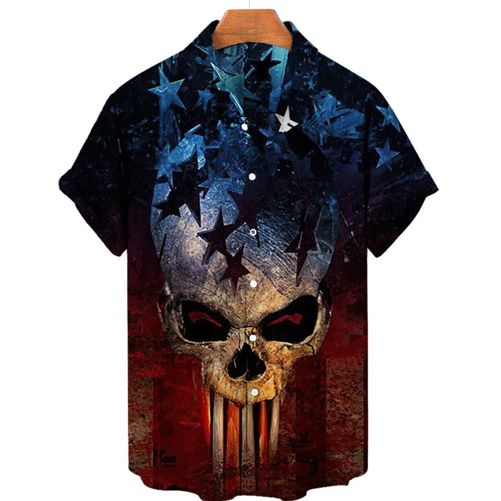 Men's Designer Hawaii Shirts Short Sleeve Collar Top Fashion Streetwear 3d Printed XS-5XL Hiphop Casual Vintage Clothing