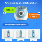 Automatic Dog Tennis Ball Launcher – Rechargeable Interactive Ball Throwing Machine for Small & Medium Dogs