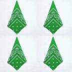 1/4/9pcs Men Women Bandana Hairband Cowboy Mens Biker Sports Headwear Wrist Hairwrap Single Sided Head Wrap Scarf Paisley
