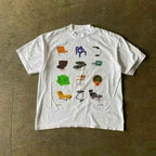 Men's T-shirt Street fashion trend graphic print T-shirt Harajuku y2k casual O-neck short sleeve unisex