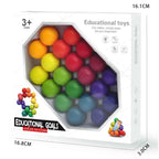 2025 Fidget Toy 3D Puzzle Ball Endless Twisted and Turned Flexible Jionts Stress Relief Desk Sculpture Toys for Kids Adult Gifts