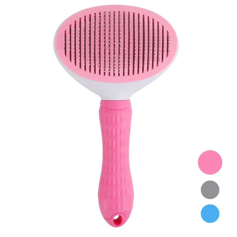 Self-cleaning Pet Hair Remove Comb Cat Slicker Brush Pet Hair Removal Comb For Cats Grooming Brushes Dog Combs Cat Accessories - WTN Essentials 