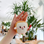 Burger & Fries Plush Keychain Set Cute Bag Charm Collection