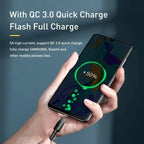 USB Type C To USB C Cable For iPhone 18 17 100W/5A PD Fast Charging Charger Cord For Macbook Xiaomi Samsung Type-C Cable