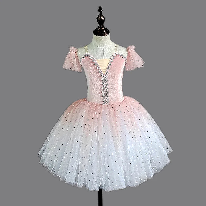 Girls' dance skirt, children's ballet skirt, school dance performance skirt, girls' ballet costume, dance performance costume