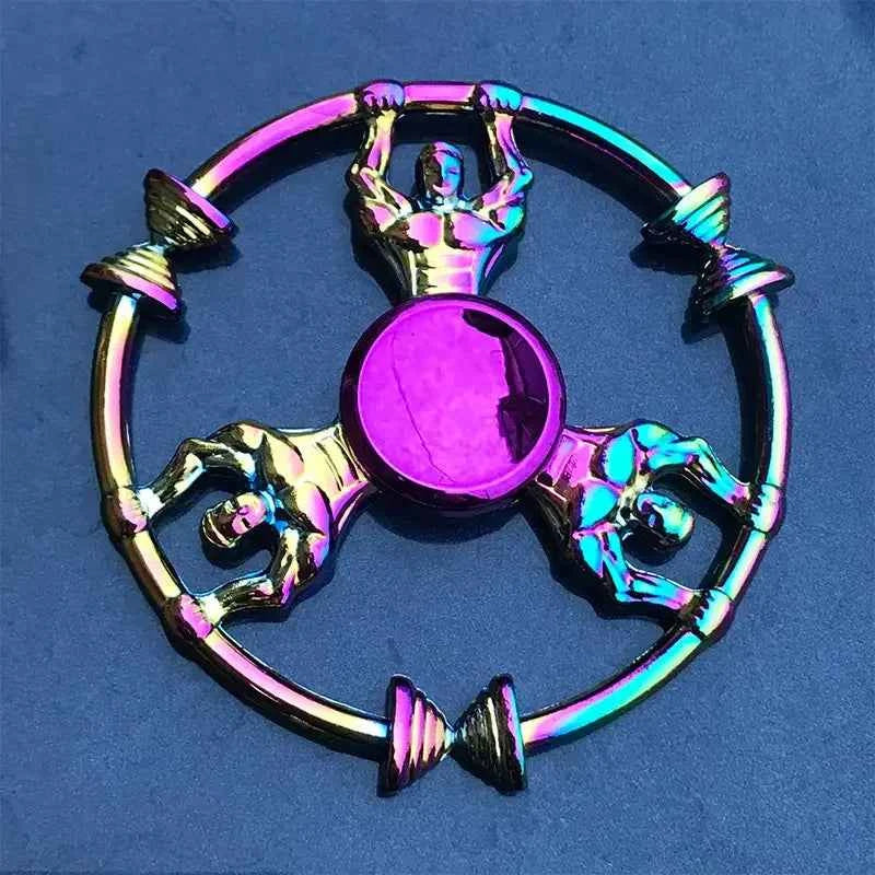 1 piece set colorful fidget spinner for adults zinc alloy stress relief toy office anxiety relief stress relief leisure gift
