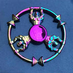 1 piece set colorful fidget spinner for adults zinc alloy stress relief toy office anxiety relief stress relief leisure gift
