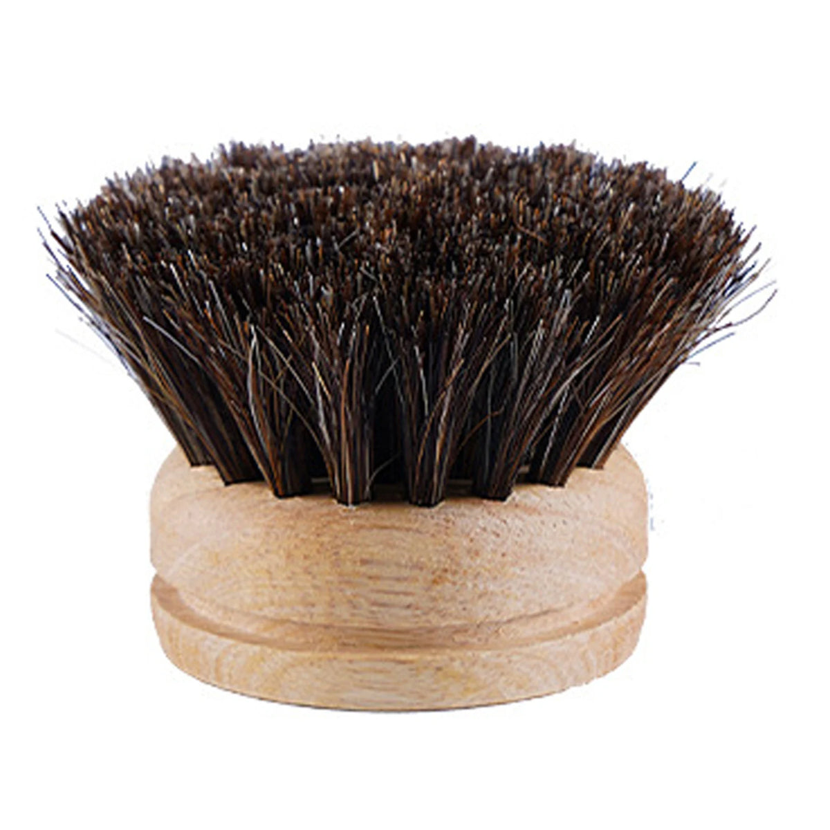 Replaceable Dish Brush Wooden Handle Stain Remove Pot Brush Portable Household Cleaning Scrub Brushes Kitchen Accessories
