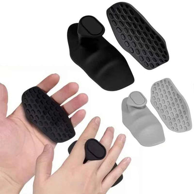 Anti-Slip Grips Strengthener Portable Finger Trainer Ergonomic Rubber Hand Protector for Weight Lifting Pull-Ups Gym Training