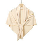 Solid Color Cotton Triangle Scarf Muslim Hijab Shawls Woman Soft Wraps Lady Fashion Causal Turban Islamic Jersey Headband