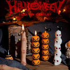 1/3pcs Halloween Scented Candles Long Stick Gothic Soy Wax Decorations for Party Home Festive Atmosphere Holiday Ornaments Gifts