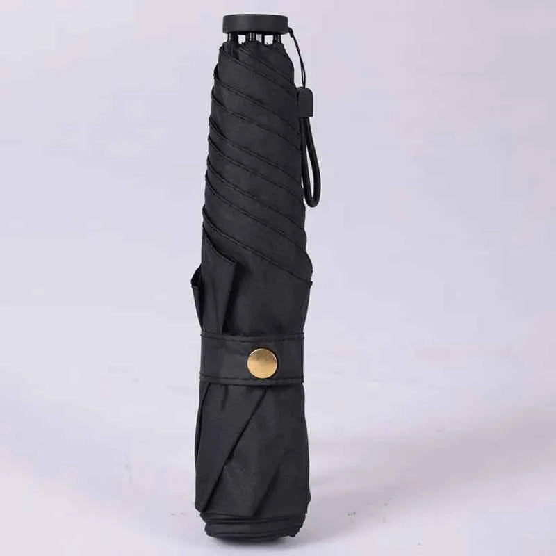 125g Japanese ultra-light portable sun umbrella sun protection and ultraviolet rain dual-purpose 3-fold 6-bone pencil umbrella f