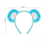 Cute Bear Ears Headband Halloween HairBand Animal Costume Children Adult Party Accessories for Halloween Cosplay