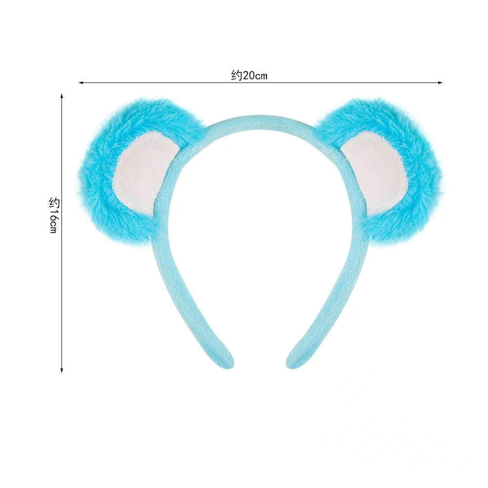 Cute Bear Ears Headband Halloween HairBand Animal Costume Children Adult Party Accessories for Halloween Cosplay