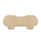 Car Seat Cover Front Rear Flocking Cloth Cushion Non Slide Winter Auto Protector Mat Pad Keep Warm Universal Fit Truck Suv Van
