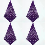 1/4/9pcs Men Women Bandana Hairband Cowboy Mens Biker Sports Headwear Wrist Hairwrap Single Sided Head Wrap Scarf Paisley