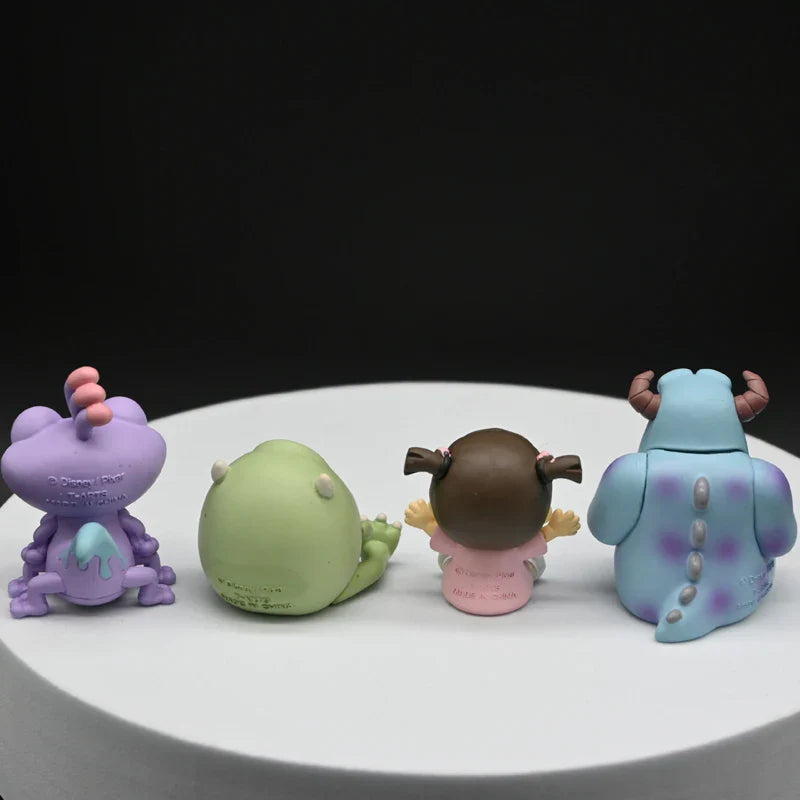 Monsters Inc Mini Figures 4PCS – Cartoon Character Collectible Toy Set