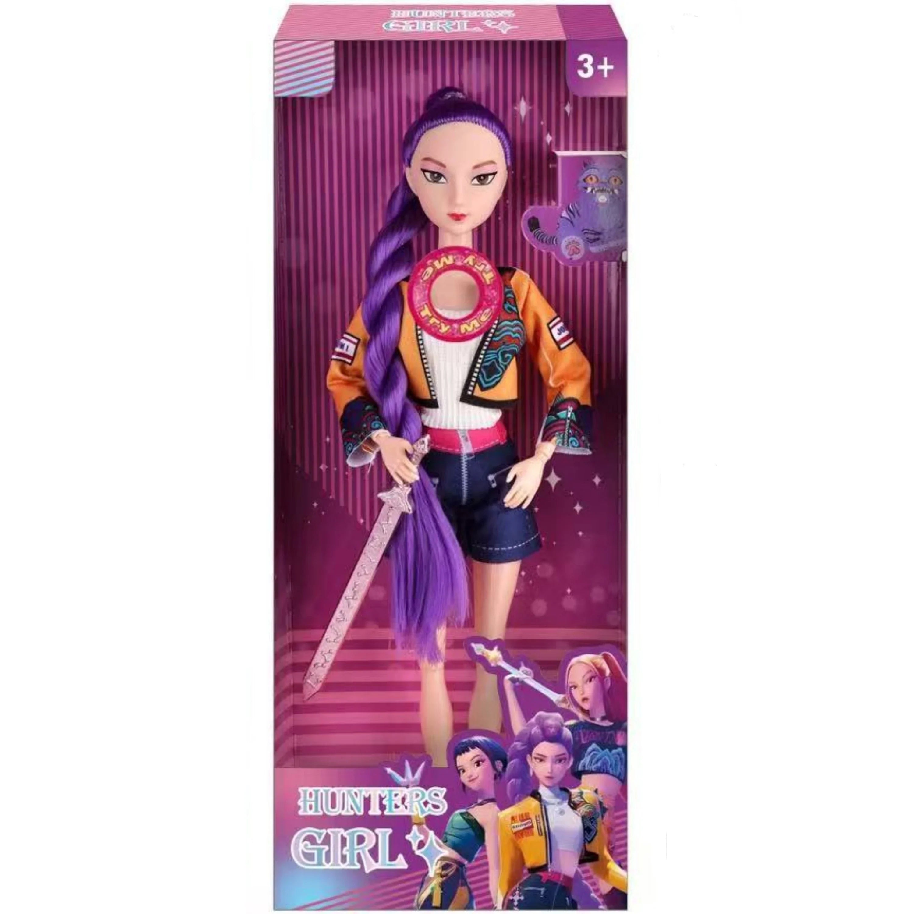 Kpop Anime Vinyl Doll Set – Rumi Mira Zoey Articulated Toy