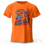 Harajuku Kawaii Animal Printed 100% Cotton T-Shirt, Lightweight Round Neck Short Sleeve Tee, Unisex Casual Wear