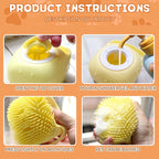 Dog Bathing Brush Pet Massage Brush Shampoo Dispenser Soft Silicone Brush Rubber Bristle for Dogs and Cats Shower Grooming Tool - WTN Essentials 