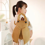 45cm Funny Creative Cartoon Insect Cicada Beetle Plush Doll Backpack Brown Green Insect Soft Plush Toy Gift For Boys And Girls